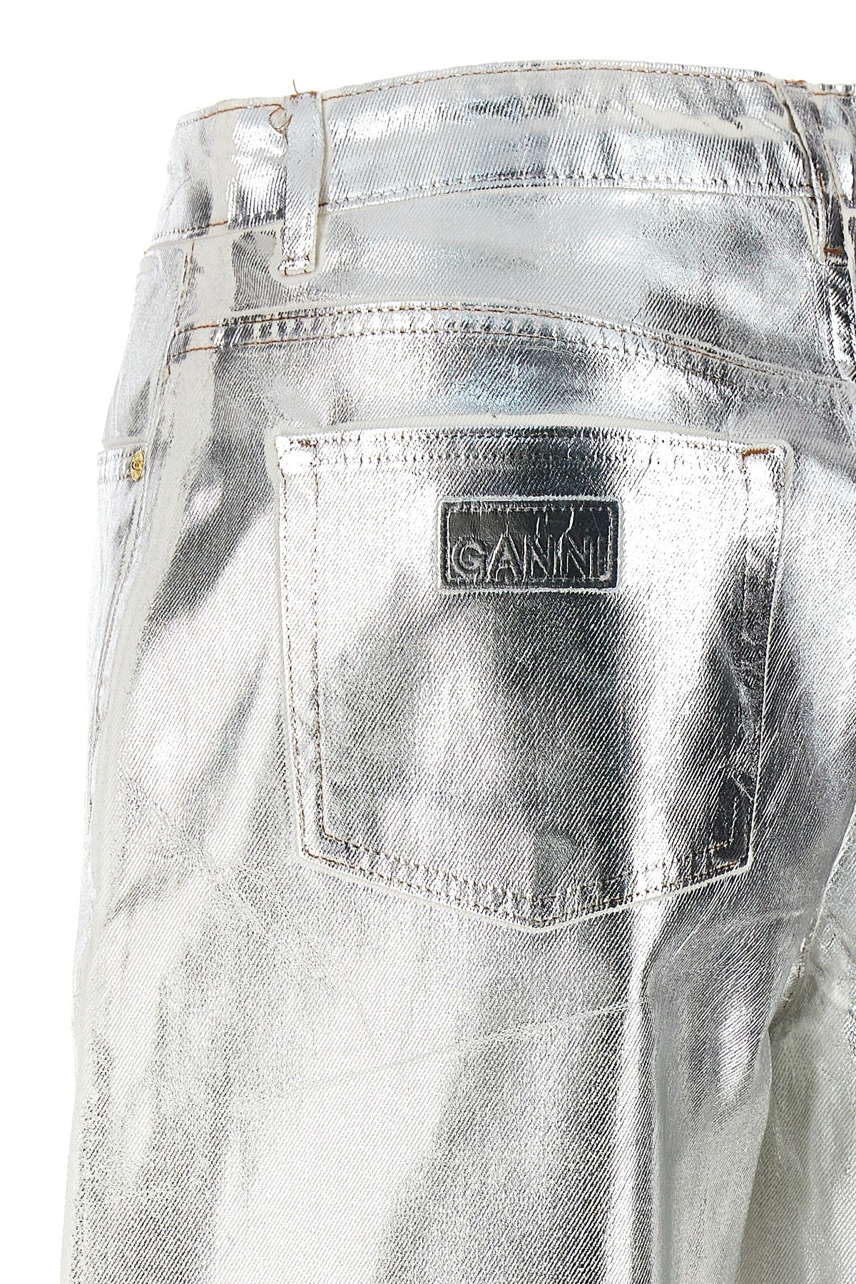 GANNI 'FOIL' JEANS J1411151