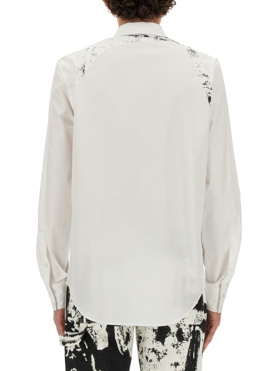 Alexander McQUEEN FOLD HARNESS SHIRT 782233QNAAD9000