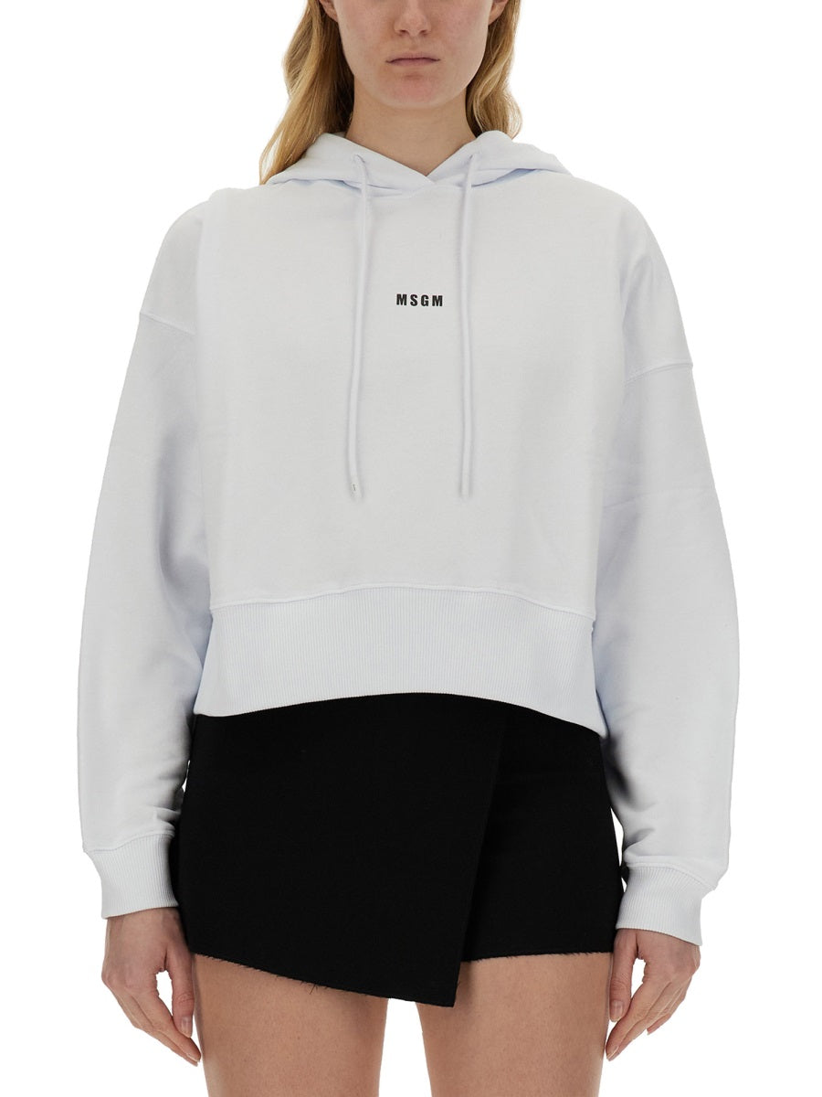 MSGM SWEATSHIRT WITH LOGO 2000MDM50920000001