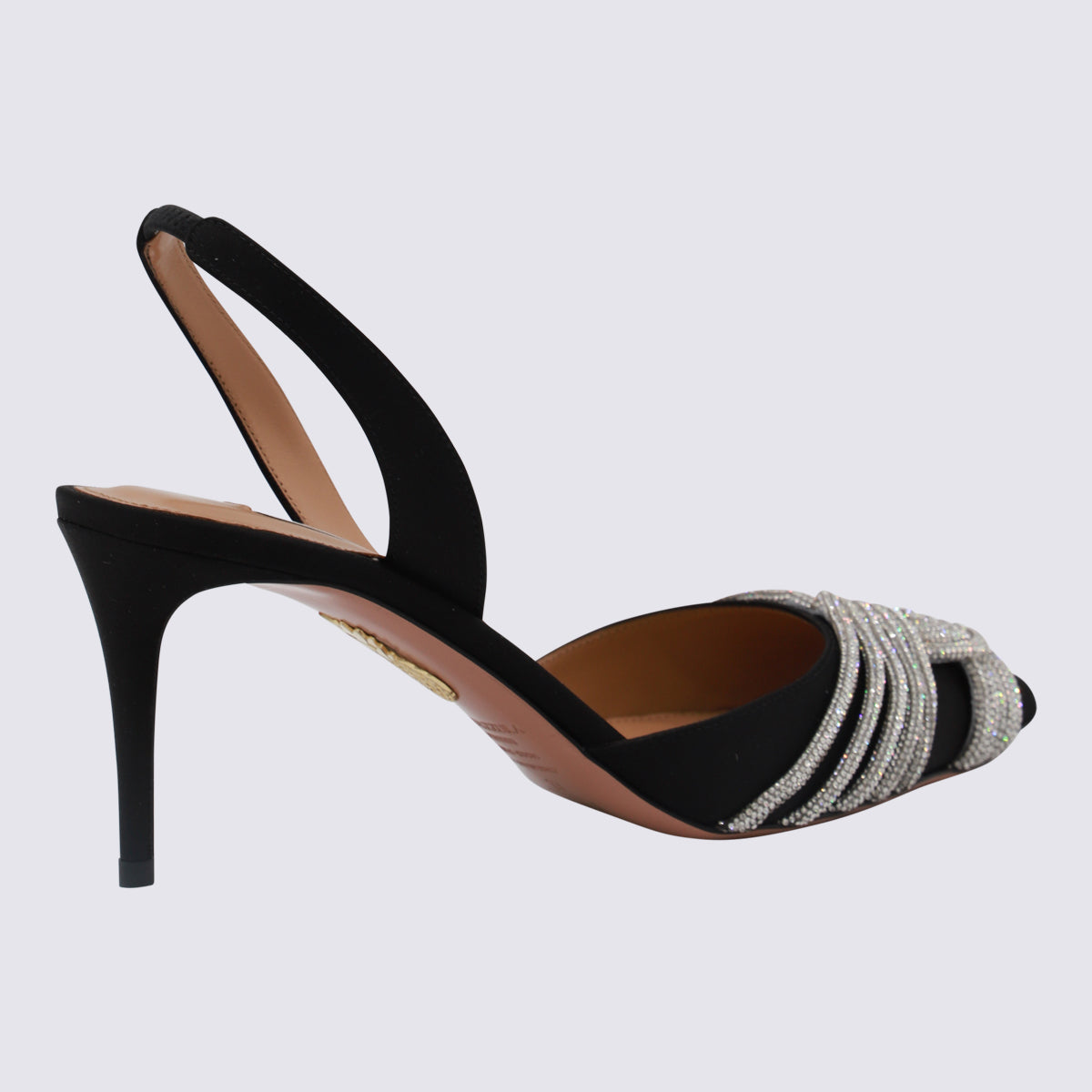 AQUAZZURA With Heel Black GASMIDL1SAT000