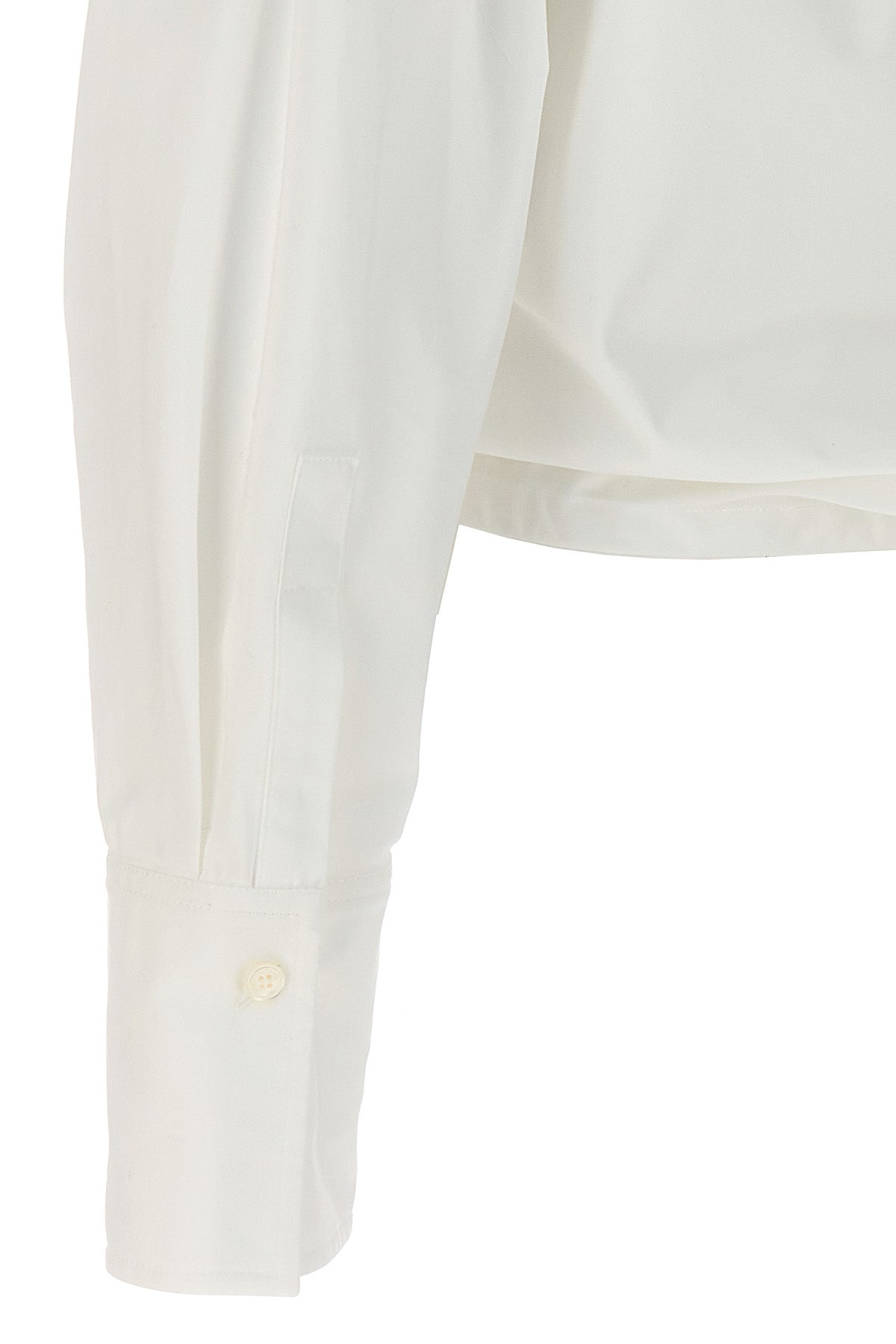 FERRAGAMO CROPPED SHIRT 0767507OPTICWHITE