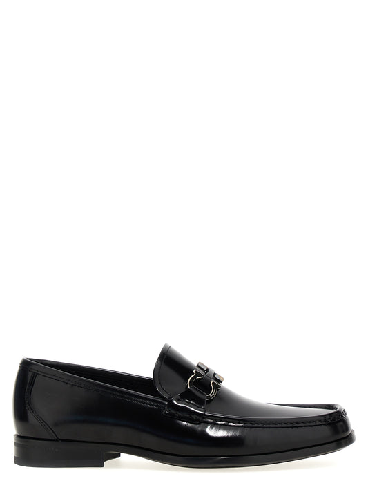 FERRAGAMO 'GRANDIOSO2' LOAFERS 774495NERO