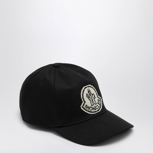 Moncler Black baseball cap with logo 3B000-140U162P_MONCL-999
