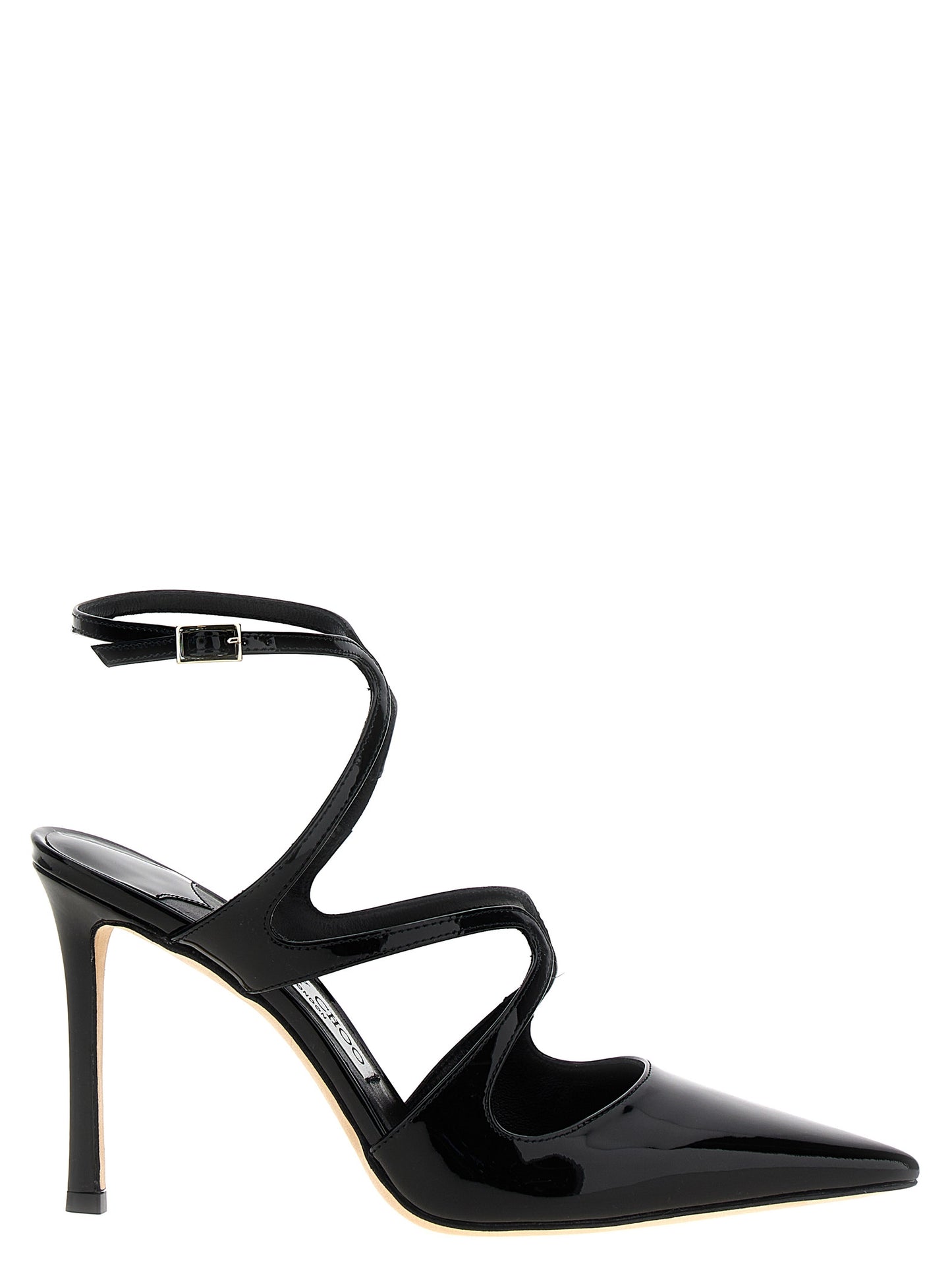 JIMMY CHOO High heels black AZIAPUMP95PATBLACK