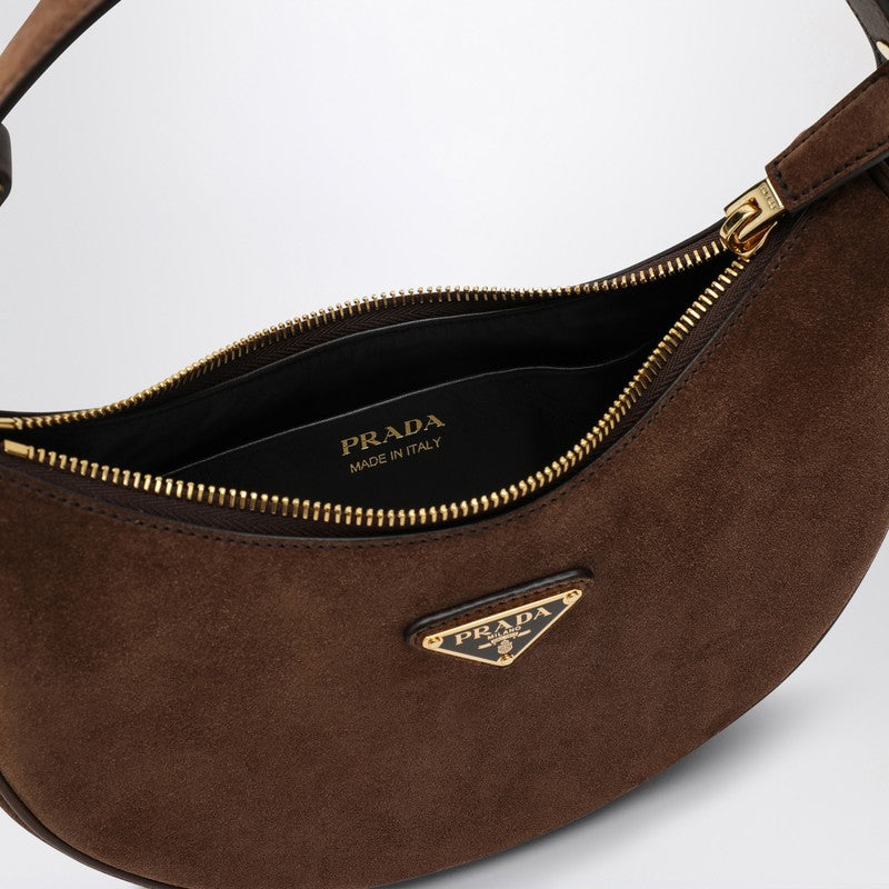 Prada Cocoa suede Prada Arqué bag 1BC194OOO2C4SP_PRADA-F0324