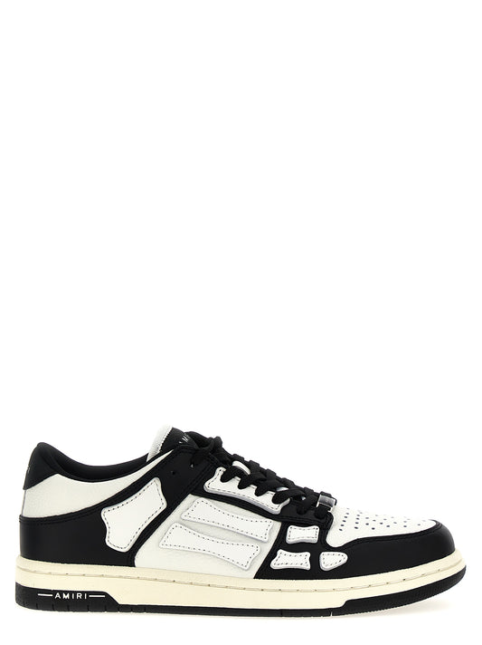 AMIRI 'SKEL TOP LOW' SNEAKERS AWFOSR1081BLACKWHITE