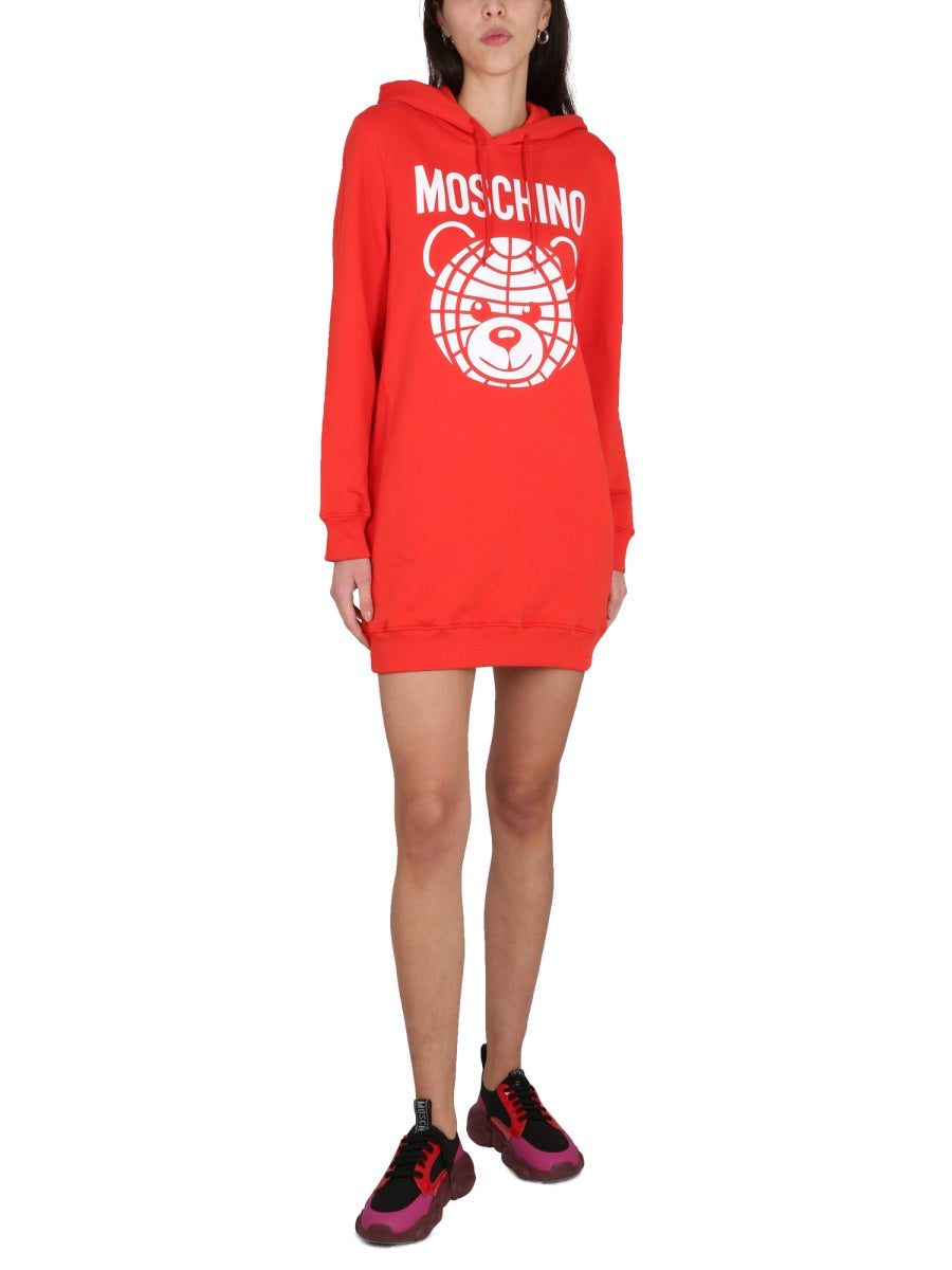 MOSCHINO SWEATSHIRT WITH LOGO PRINT 043005283127