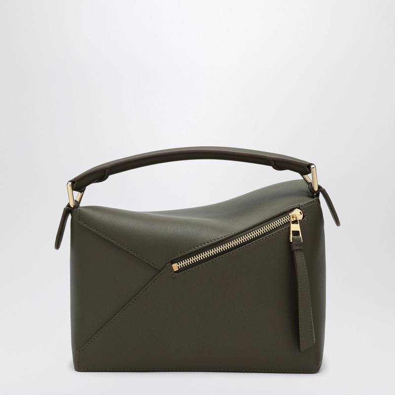 LOEWE Dark khaki green small Puzzle bag A510P60X41LEQ_LOEW-3969