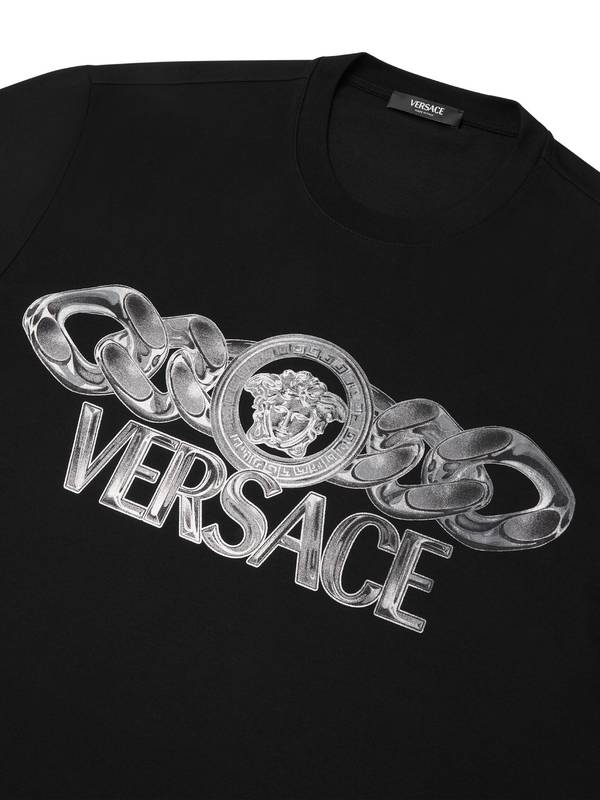 VERSACE T-shirts and Polos Black 10133021A134052B510