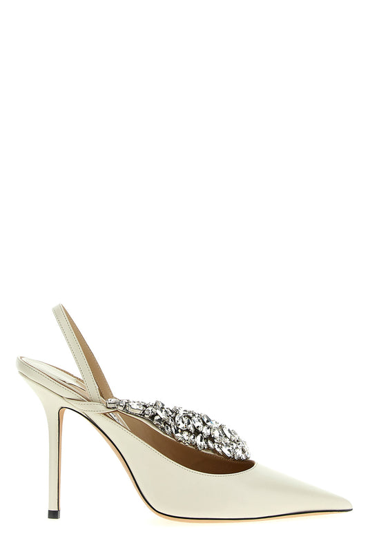 JIMMY CHOO 'FLOS' PUMPS FLOS100BDHLATTECLEAR