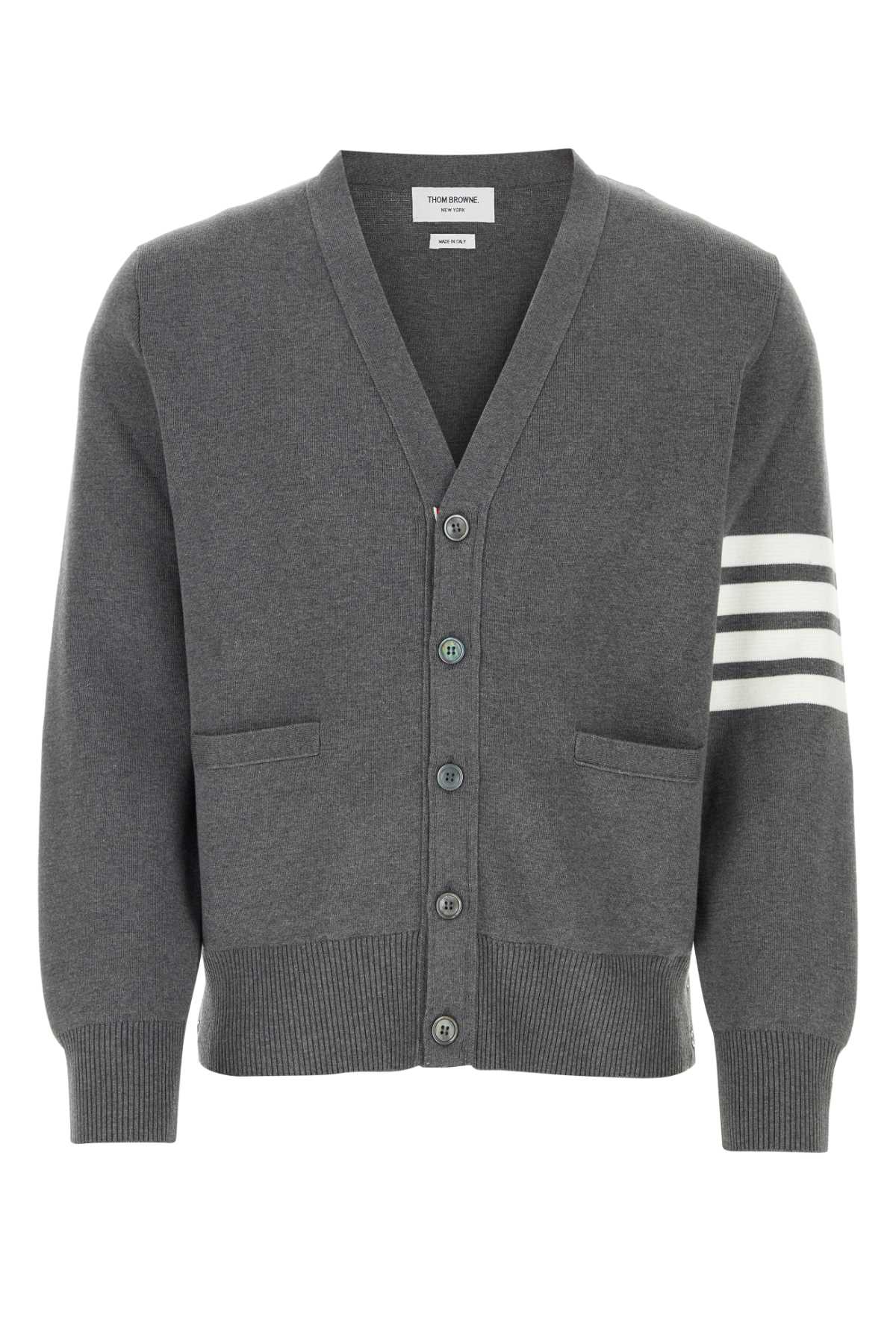 Thom Browne CARDIGAN SCOLLO A V  MKC171A00219035