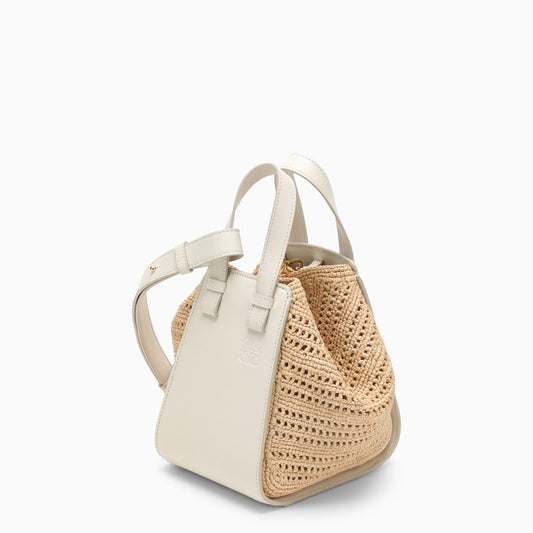 LOEWE Hammock natural/white leather bag A538H42X03NFO_LOEW-9589