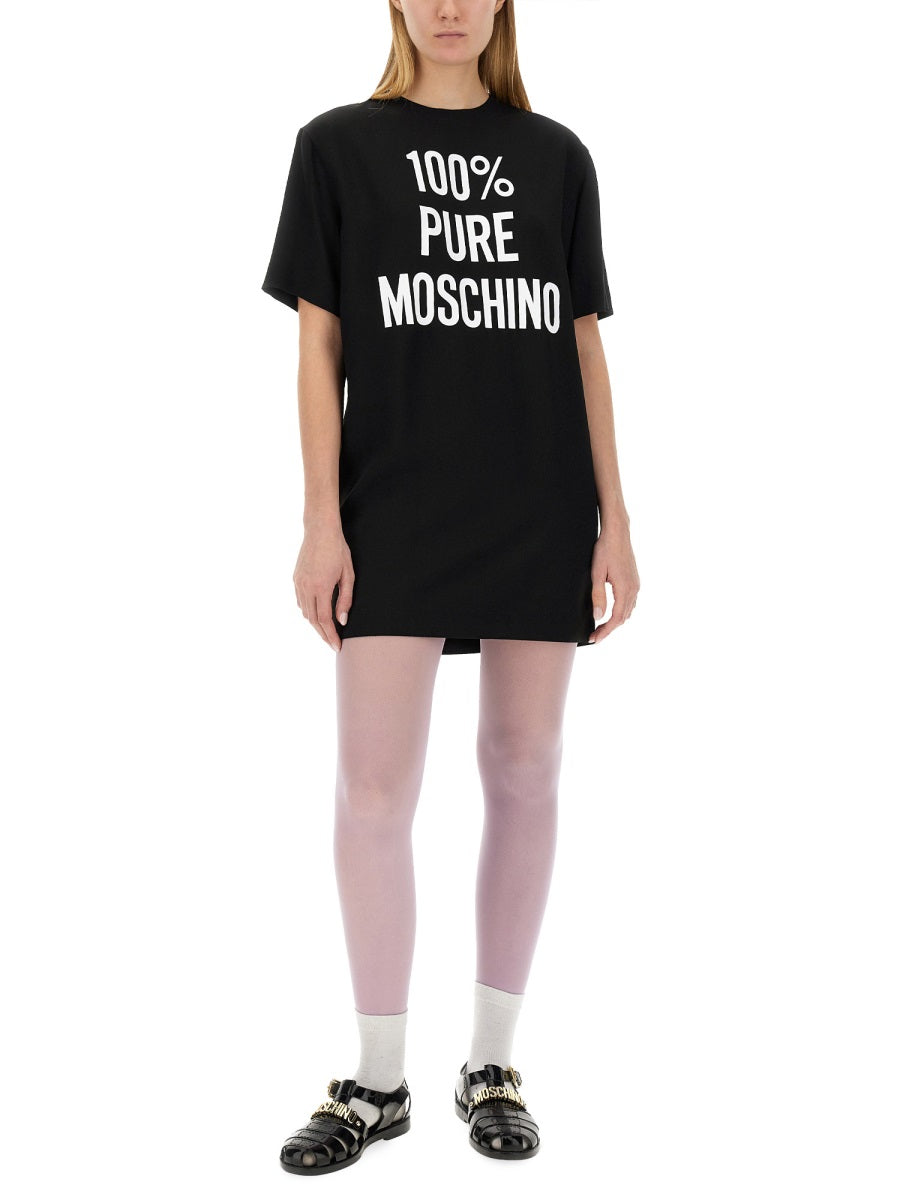 MOSCHINO DRESS WITH LOGO 044305331555