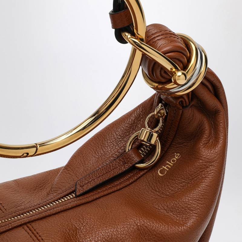 Chloé Small Bracelet Hobo bag clay brown CHC24AS611N72P_CHLOE-26M