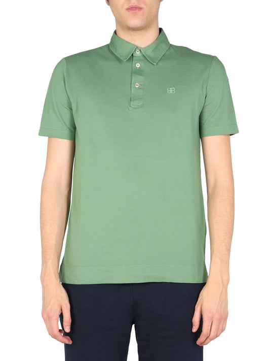 BALLANTYNE POLO WITH LOGO EMBROIDERY UMW133UCTK312667