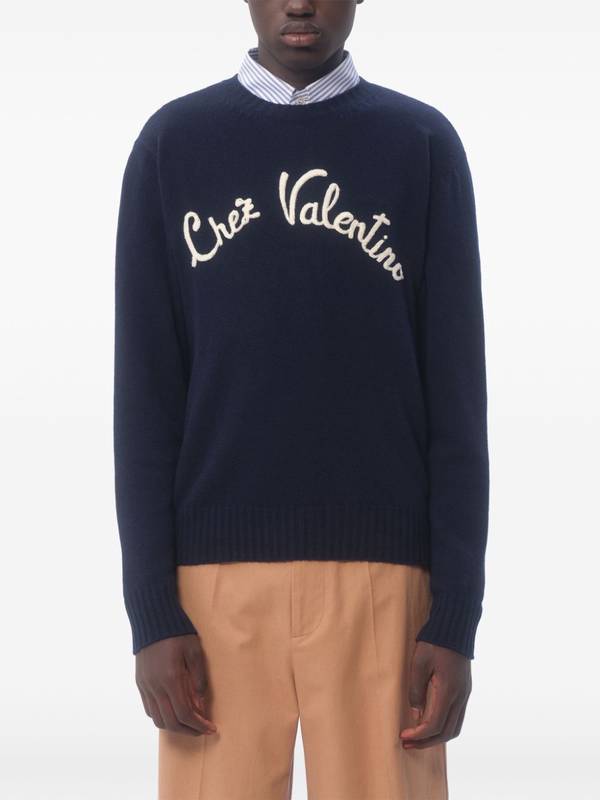 Valentino Garavani Valentino Sweaters Blue VKC33LAR8D51