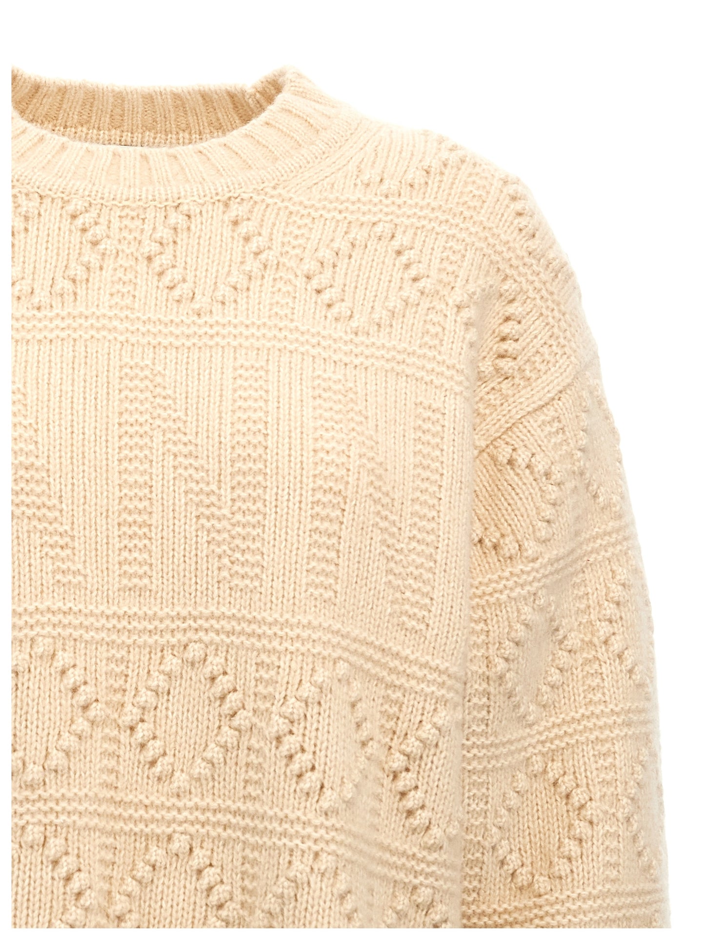 GANNI 'BUBBLE KNIT' WORKED SWEATER K2220135