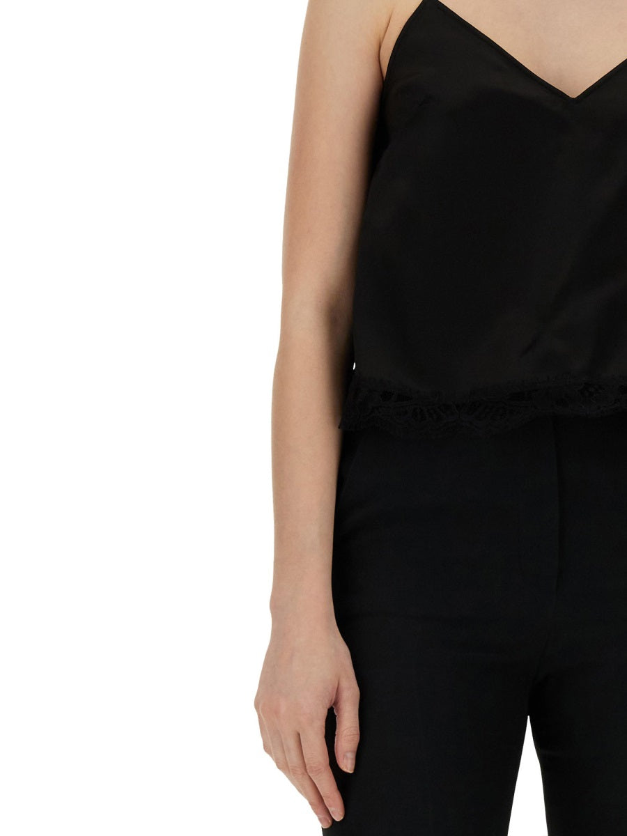 Alexander McQUEEN TOP WITH THIN STRAPS 791107QEAD71000