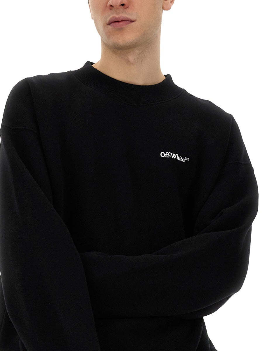 Off-White SWEATSHIRT WITH LOGO OMBA054S24FLE0011001