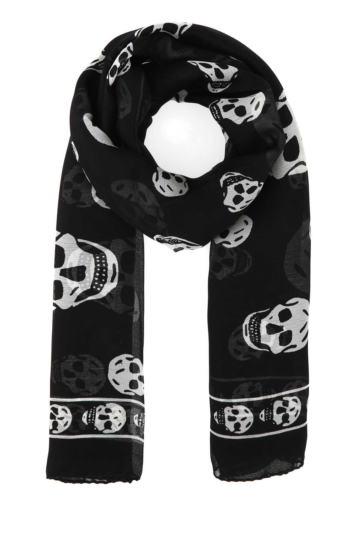 Alexander McQUEEN SKULL SILK SCARF 5577174Q0601078