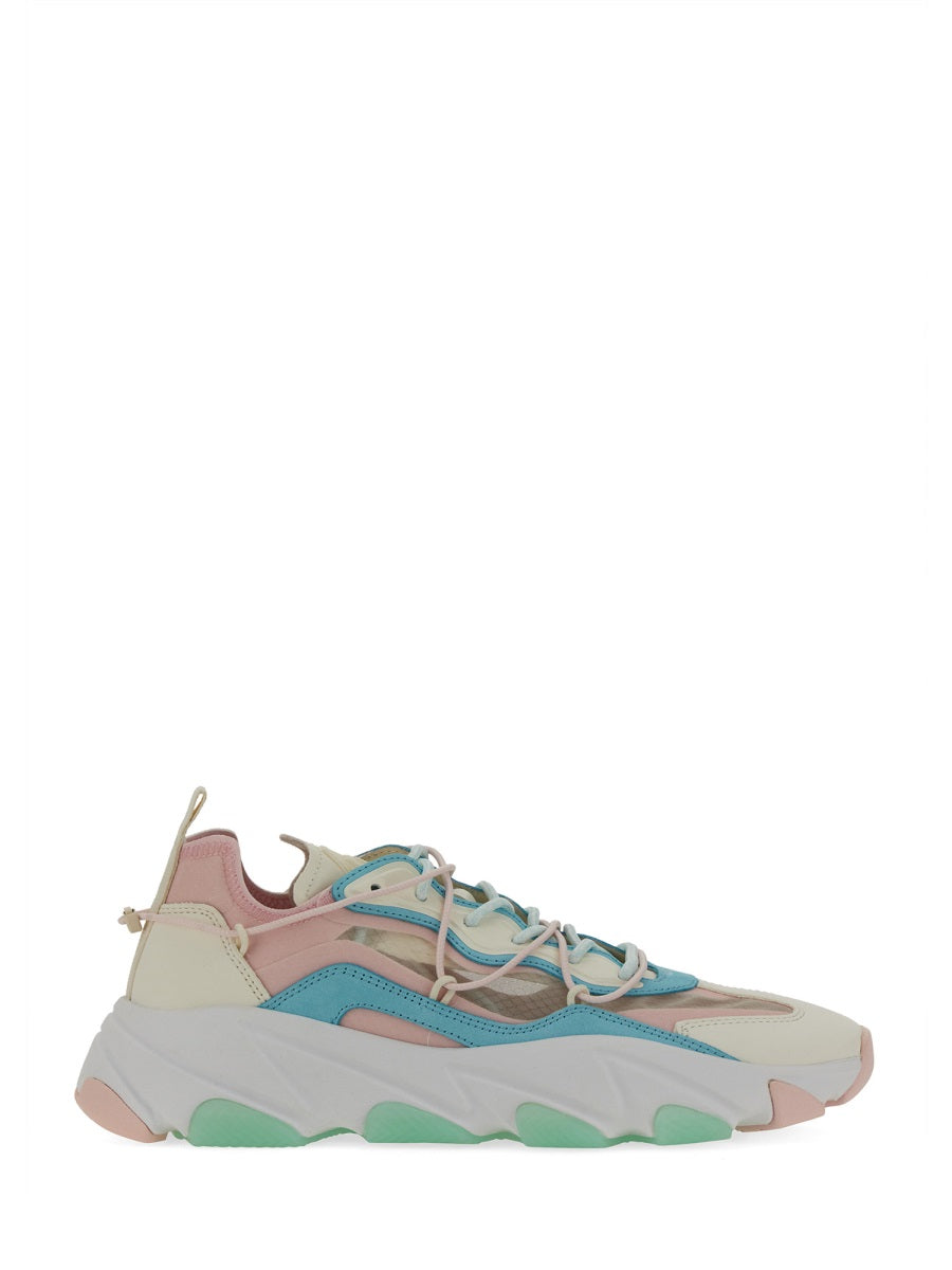 ASH "EXTRA BIS 01" SNEAKER EXTRABIS01NUBUCKPRISTINE/WATER/GARDER