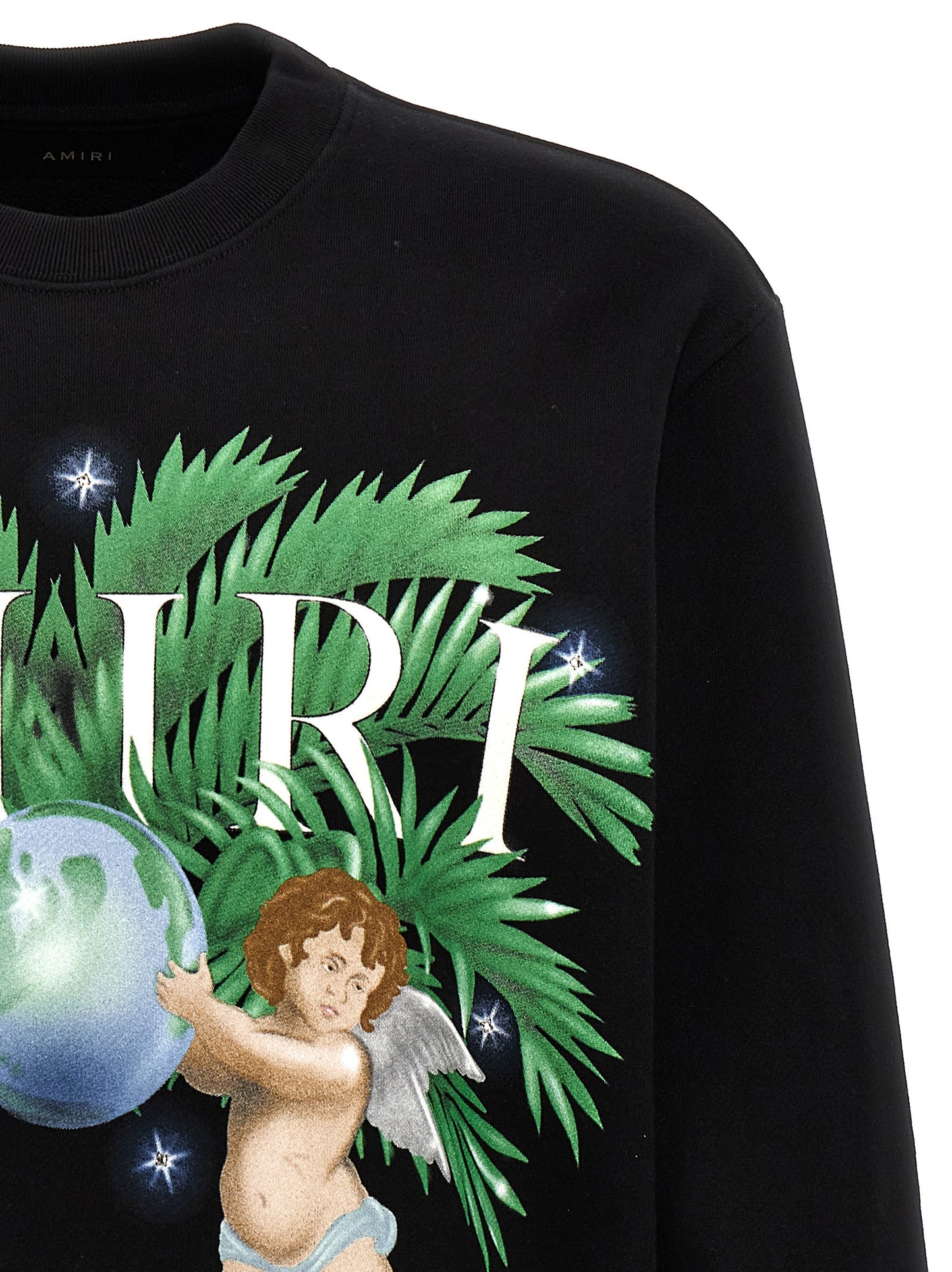 AMIRI 'AIRBRUSH CHERUB' SWEATSHIRT AMJYCW1022BLACK