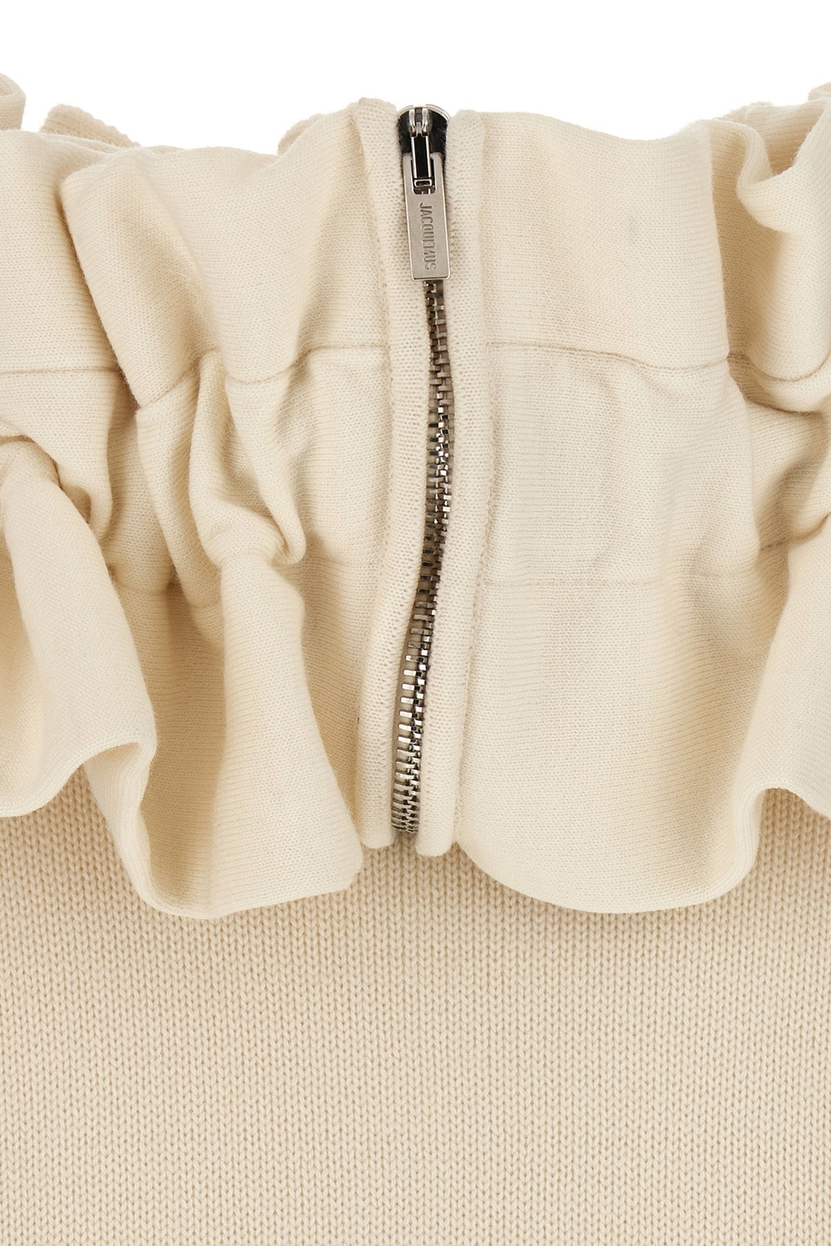 JACQUEMUS 'LA MAILLE CRINOLINE' CARDIGAN 23H233KN325OFFWHITE