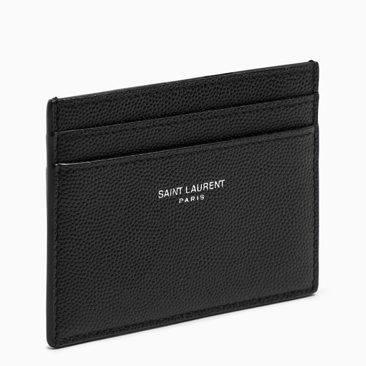 Saint Laurent Black leather cardholder 375946BTY0NN_YSL-1000