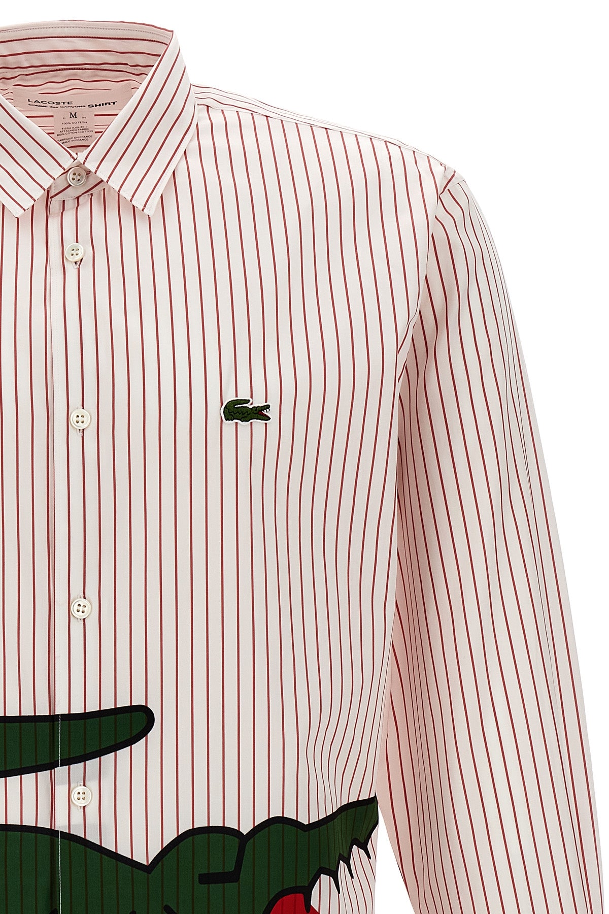 Comme Des Garçons SHIRT CAMICIA COMME DES GARÇONS SHIRT X LACOSTE FLB010W231