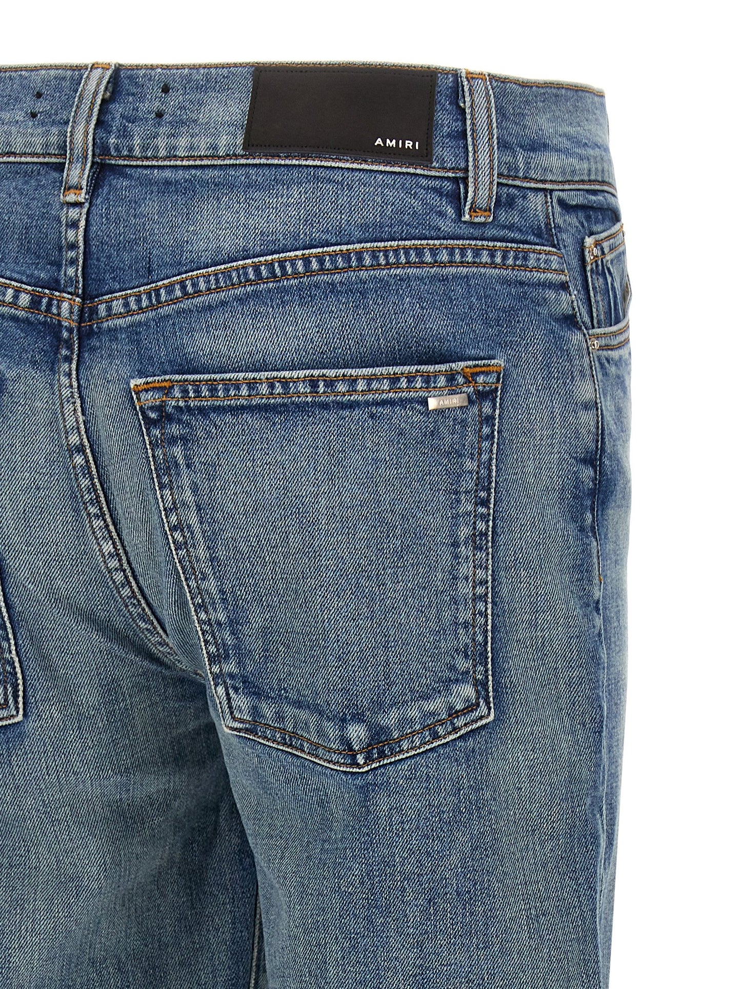 AMIRI 'STRAIGHT' JEANS AWDNGH1005ICEDINDIGO