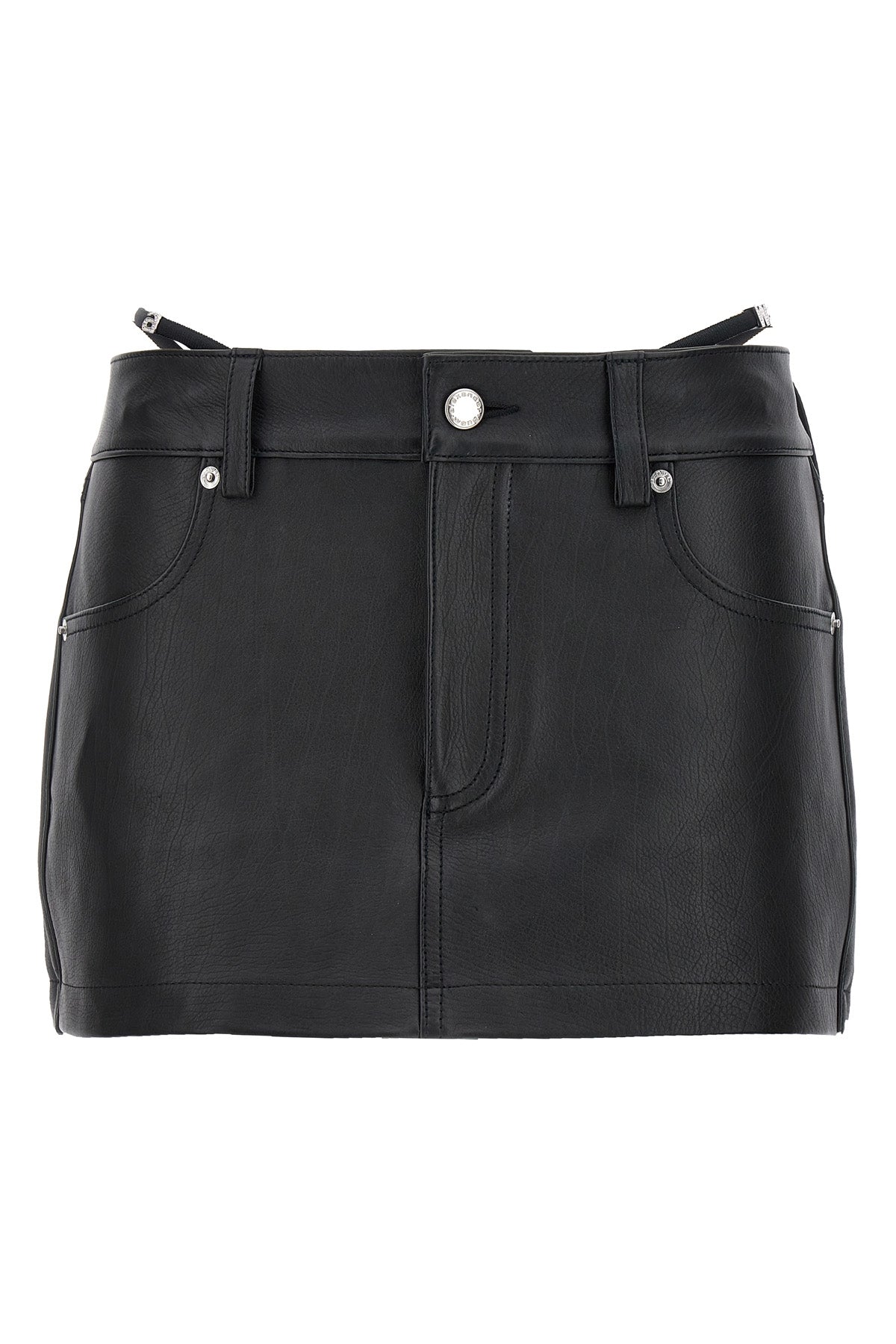 alexanderwang THONG LEATHER SKORT 1WC1245280001