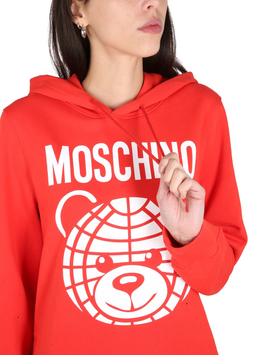 MOSCHINO SWEATSHIRT WITH LOGO PRINT 043005283127