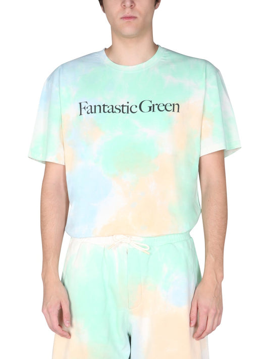 MSGM "FANTASTIC GREEN" T-SHIRT 3240MM19822728803