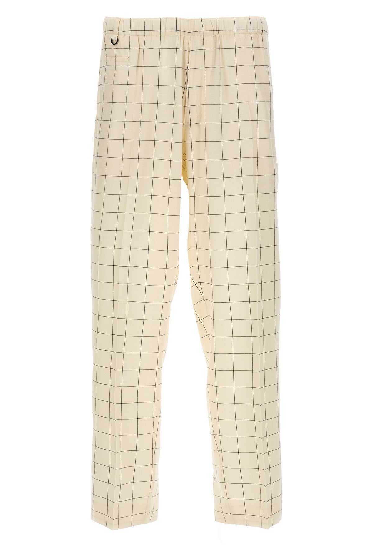 UNDERCOVER CHECKERED PANTS US1C4501IVORYCK