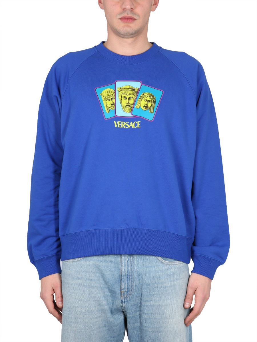 VERSACE SWEATSHIRT THE MASKS 10093461A067981UE30