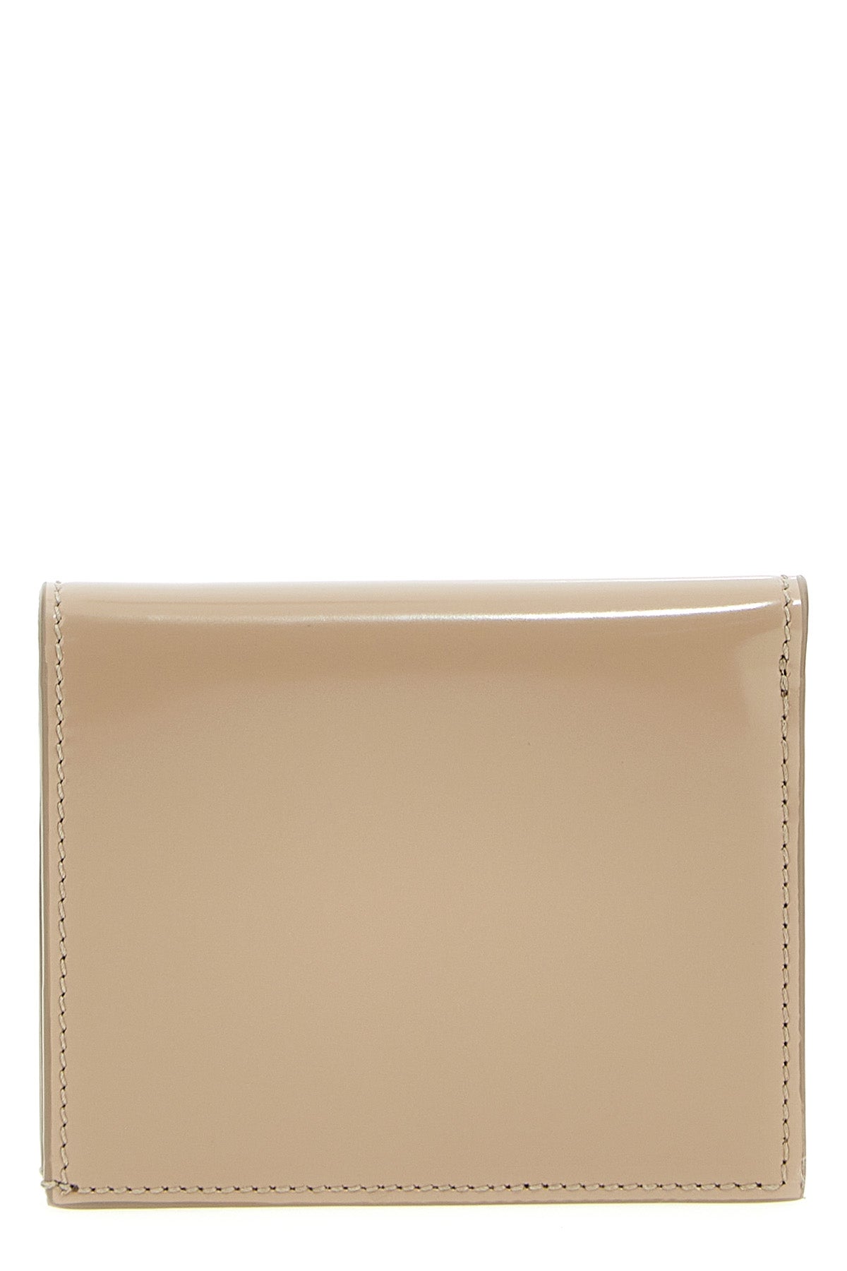 FERRAGAMO PATENT LEATHER WALLET 0763020BEIGE