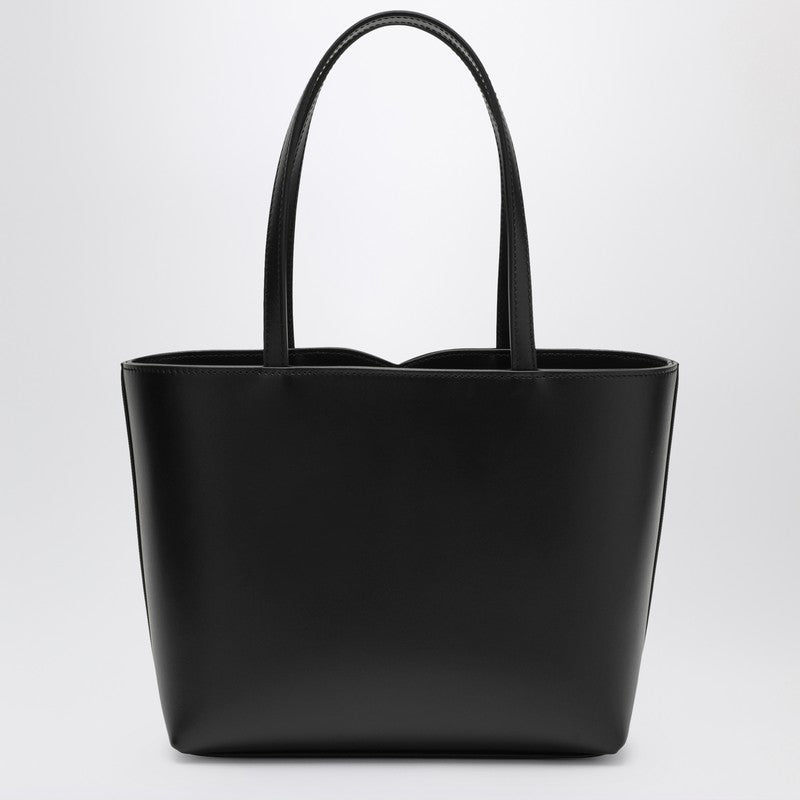 Dolce & Gabbana DG logo black leather small tote bag BB7337AW576P_DOLCE-80999