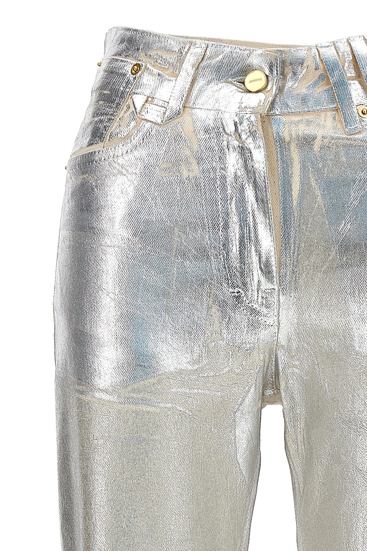 JACQUEMUS 'LE DE NĪMES COURT ARTICHA' JEANS 23E231DE015SILVER