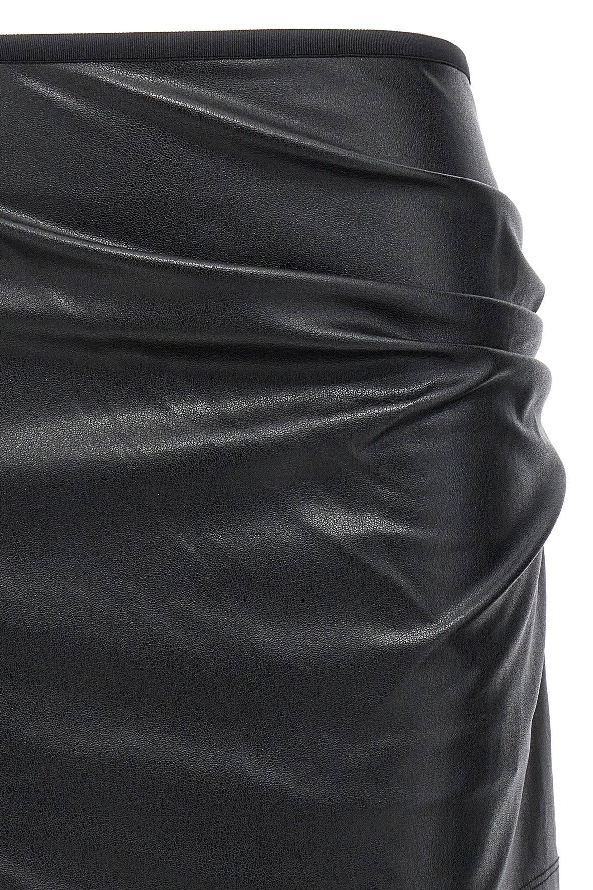 Helmut lang LEATHER-EFFECT SKIRT N05HW303001