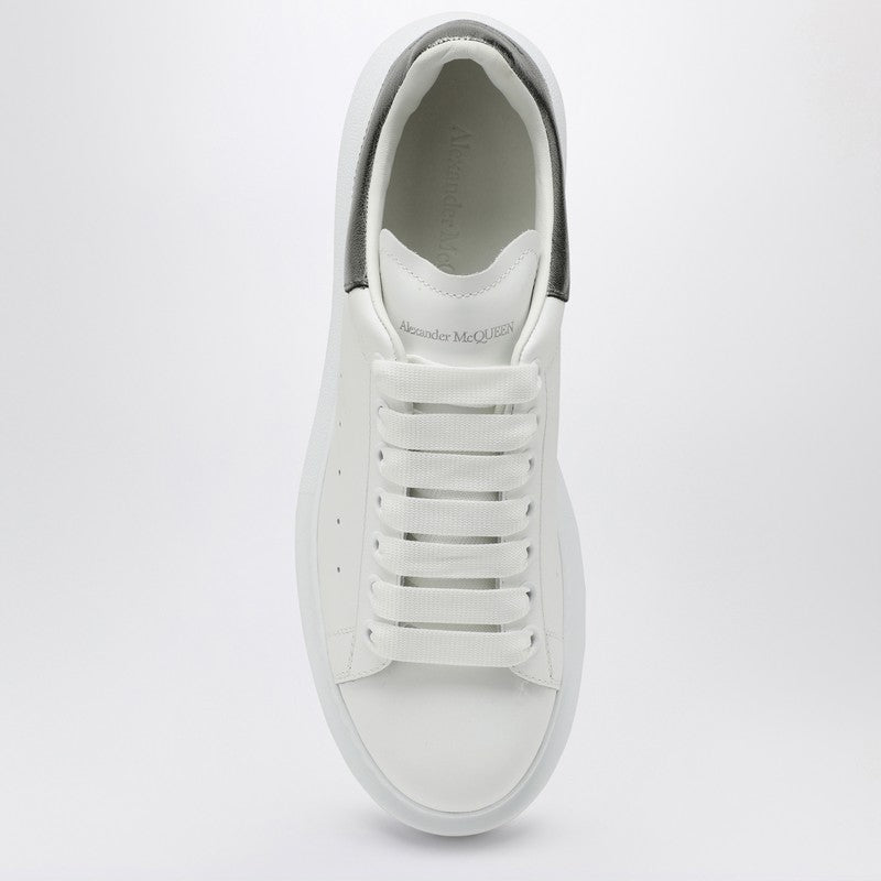 Alexander McQUEEN White and silver Oversized sneakers 553770WHFBUP_ALEXQ-9042