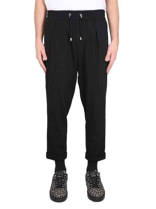 Balmain WOOL PANTS AH1PK005JE940PA