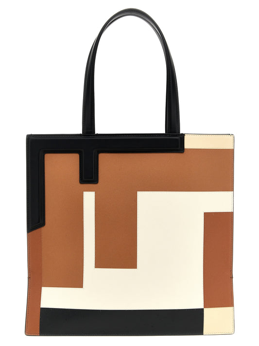 FENDI 'FENDI FLIP MEDIUM' SHOPPING BAG 8BH419AS4DF1OZ3