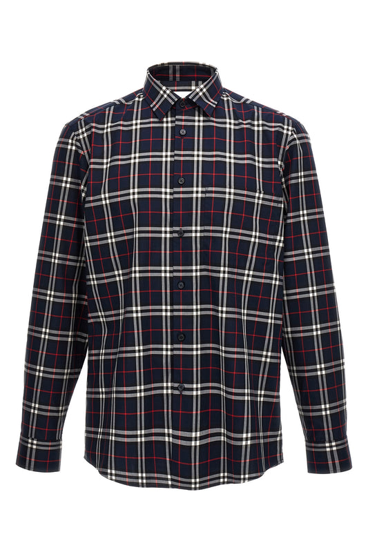 Burberry CHECK SHIRT 8073220NAVY