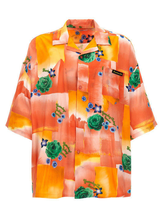 Martin ROSE 'TODAY FLORAL CORAL' SHIRT MRSS24439TOFLCO