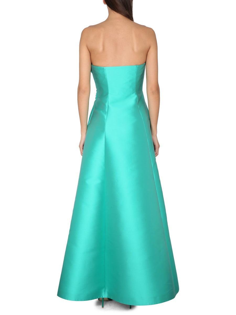 ALBERTA FERRETTI MIKADO BUSTIER DRESS 044316200382