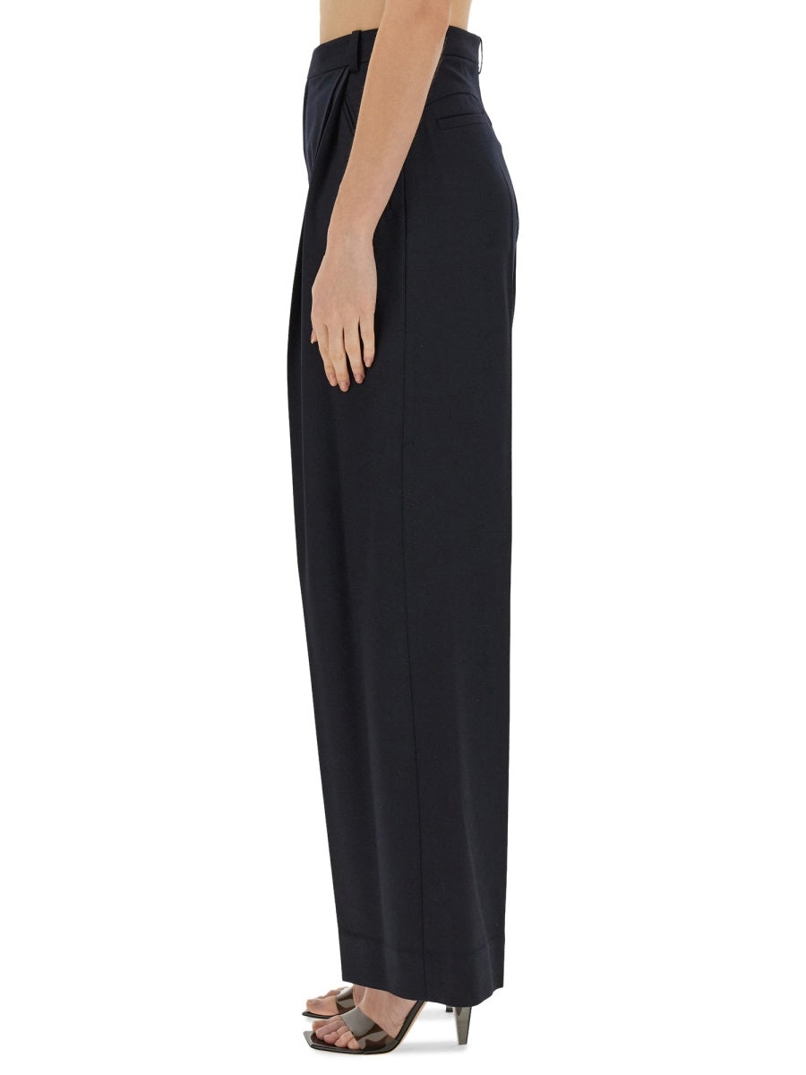 VICTORIA BECKHAM WIDE LEG PANTS 1124WTR005117AMIDNIGHT