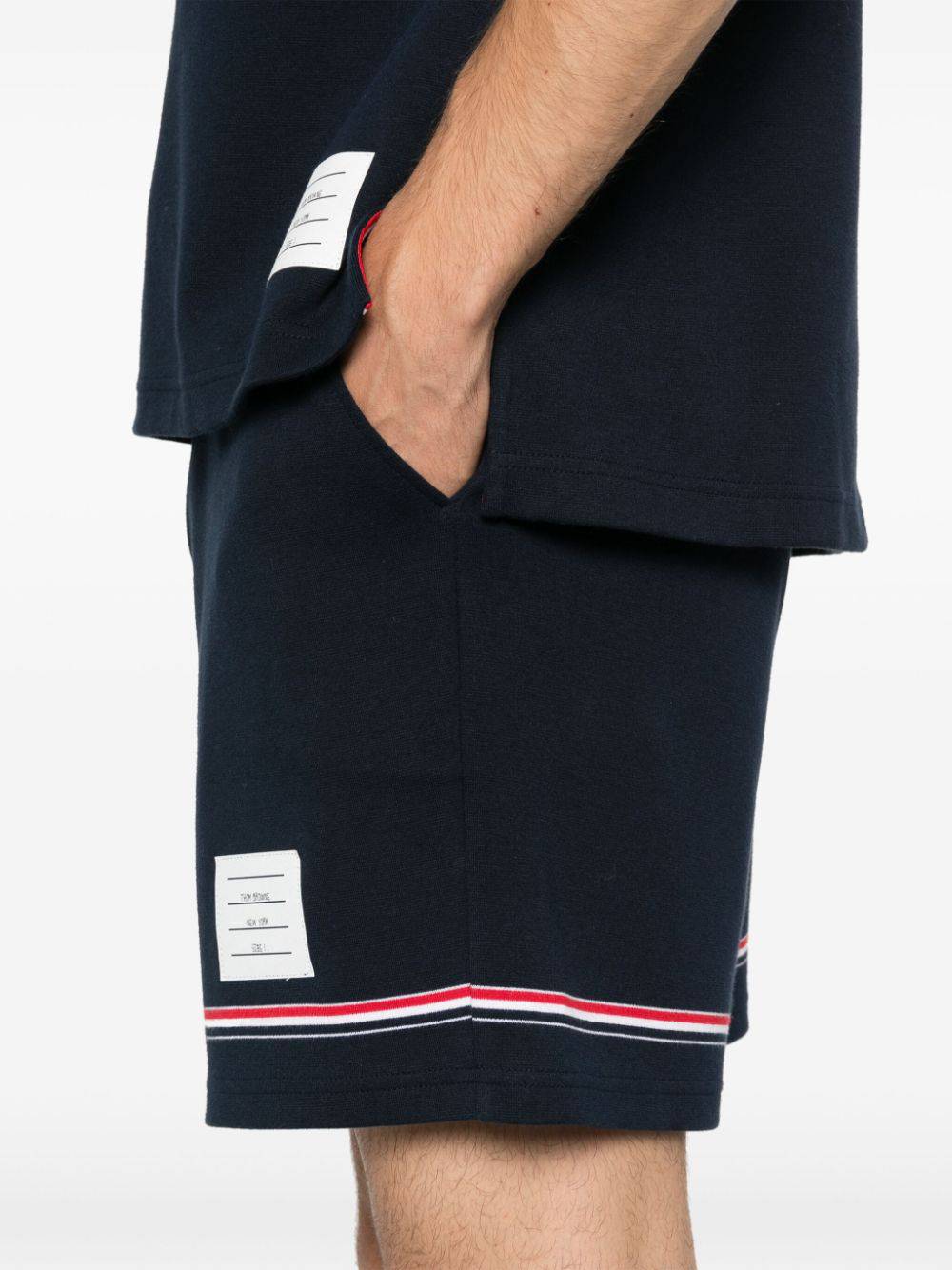 Thom Browne Shorts Blue MJQ212AJ0199415