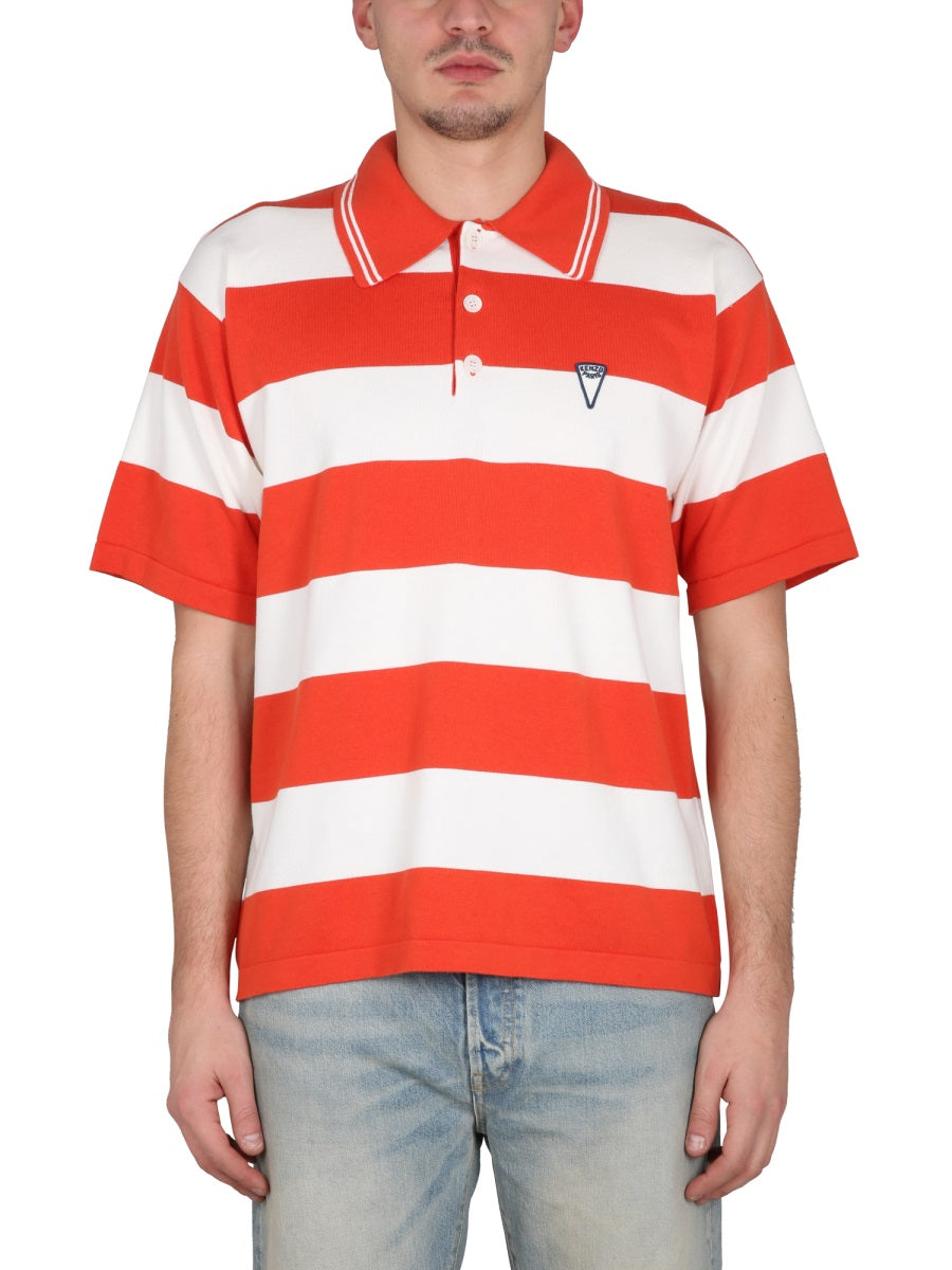 KENZO POLO SHIRT 'NAUTICAL STRIPES' FD55PU3713CN21