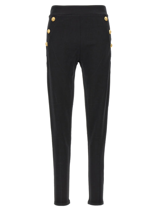 Balmain Leggings black CF1OC036JH300PA