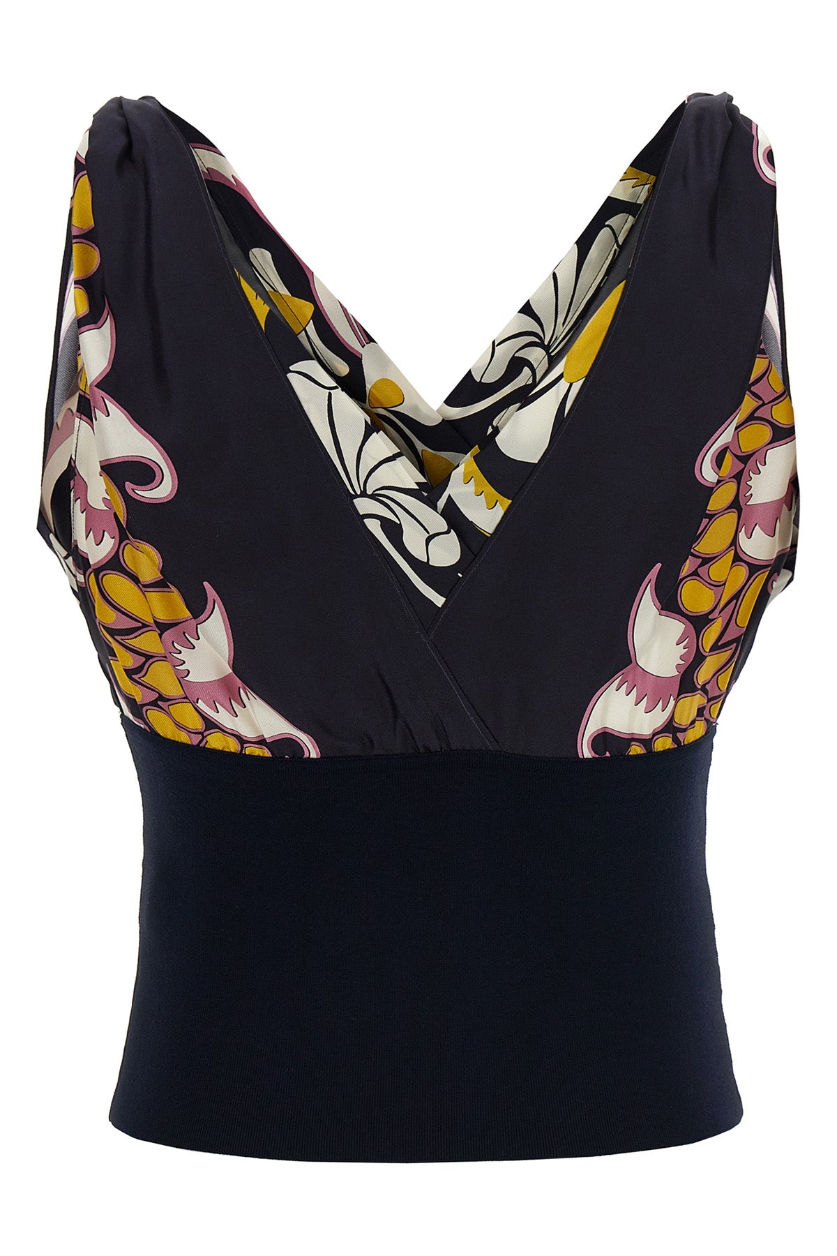 TORY BURCH PRINTED SILK TOP 157389650